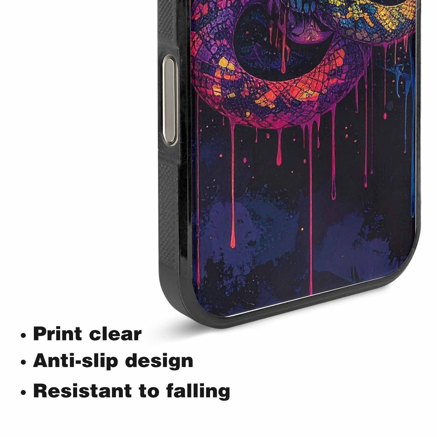 iPhone 15 Pro Max Case — Snakes And Skulls And Snakes Skulls, Customized Protective Case