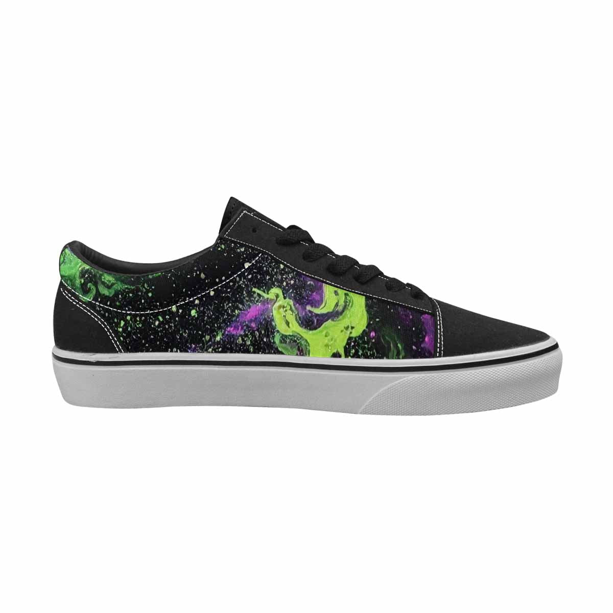 WOMEN'S Galaxy Nebula Lace-Up Canvas Wallpaper Art Sneakers
