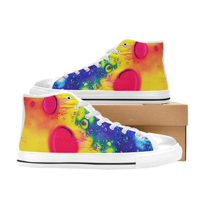 WOMEN'S Cc Acid Bath 4 High Top Canvas Aesthetic Sneakers