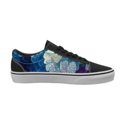 WOMEN'S Fish Scale Coral Canvas Lace-Up Aesthetic Custom Shoes