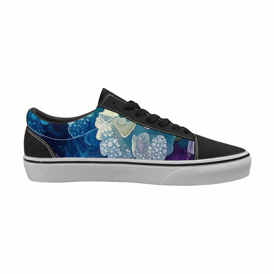 WOMEN'S Fish Scale Coral Canvas Lace-Up Aesthetic Custom Shoes