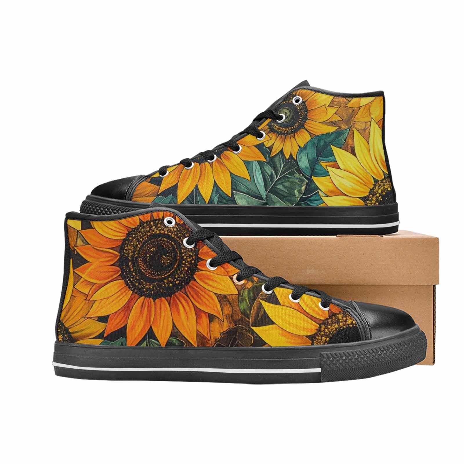 MEN'S Blend Melt Them High Top Canvas Cottagecore Shoes