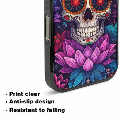iPhone 16 Pro Case — Lotus Many Hundreds Of Skulls Art, Custom Designed Case Cover