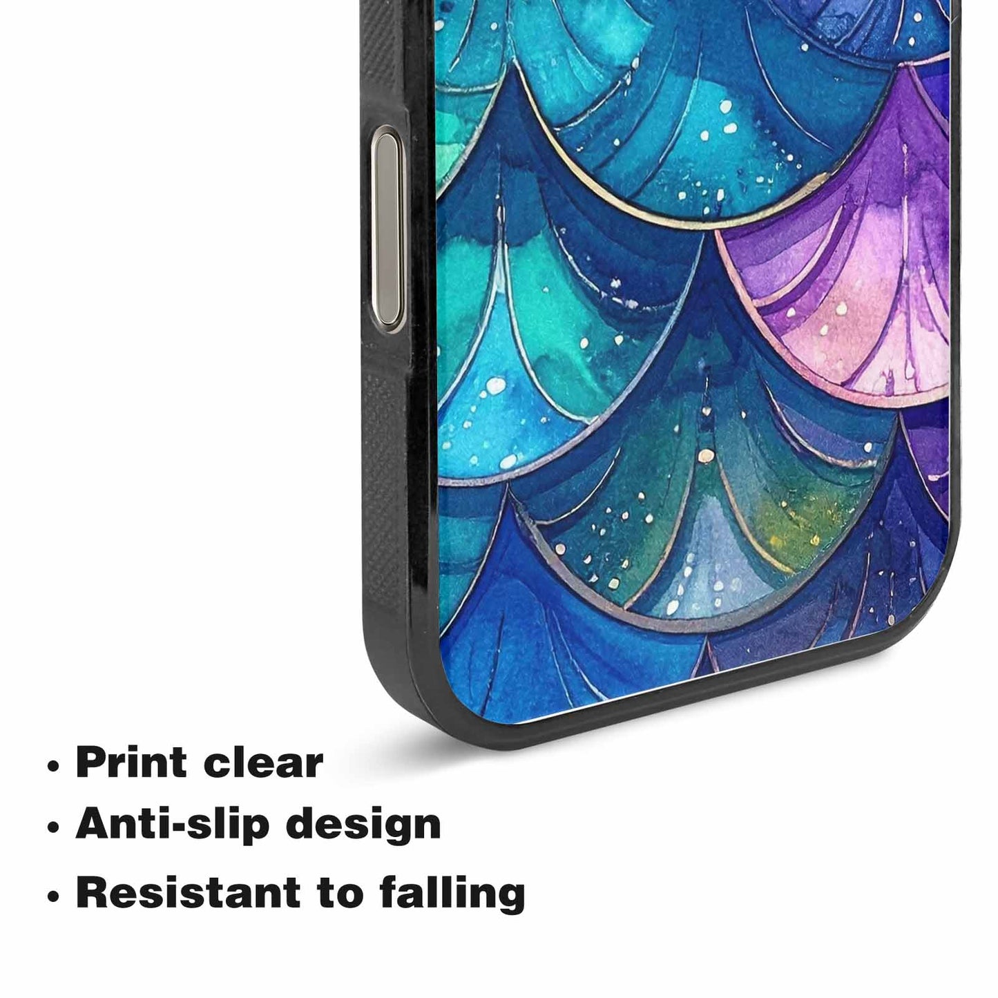 iPhone 15 Pro Max Case — Mermaid Scale, Custom Designed Case Cover
