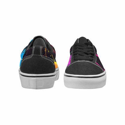 MEN'S Paint Splatter Canvas Lace-Up Y2K Shoes