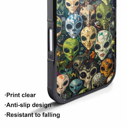 iPhone 17 Pro Max Case — Aliens Camo Aliens Alien Scifi, Unique Phone Case Design