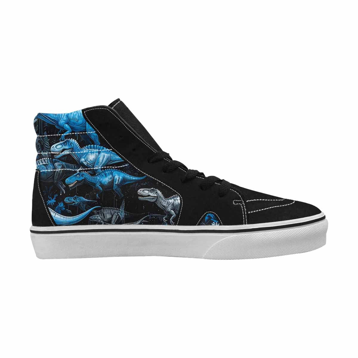 MEN'S Dinosaur Burst High Top Canvas Neon Fantasy Shoes