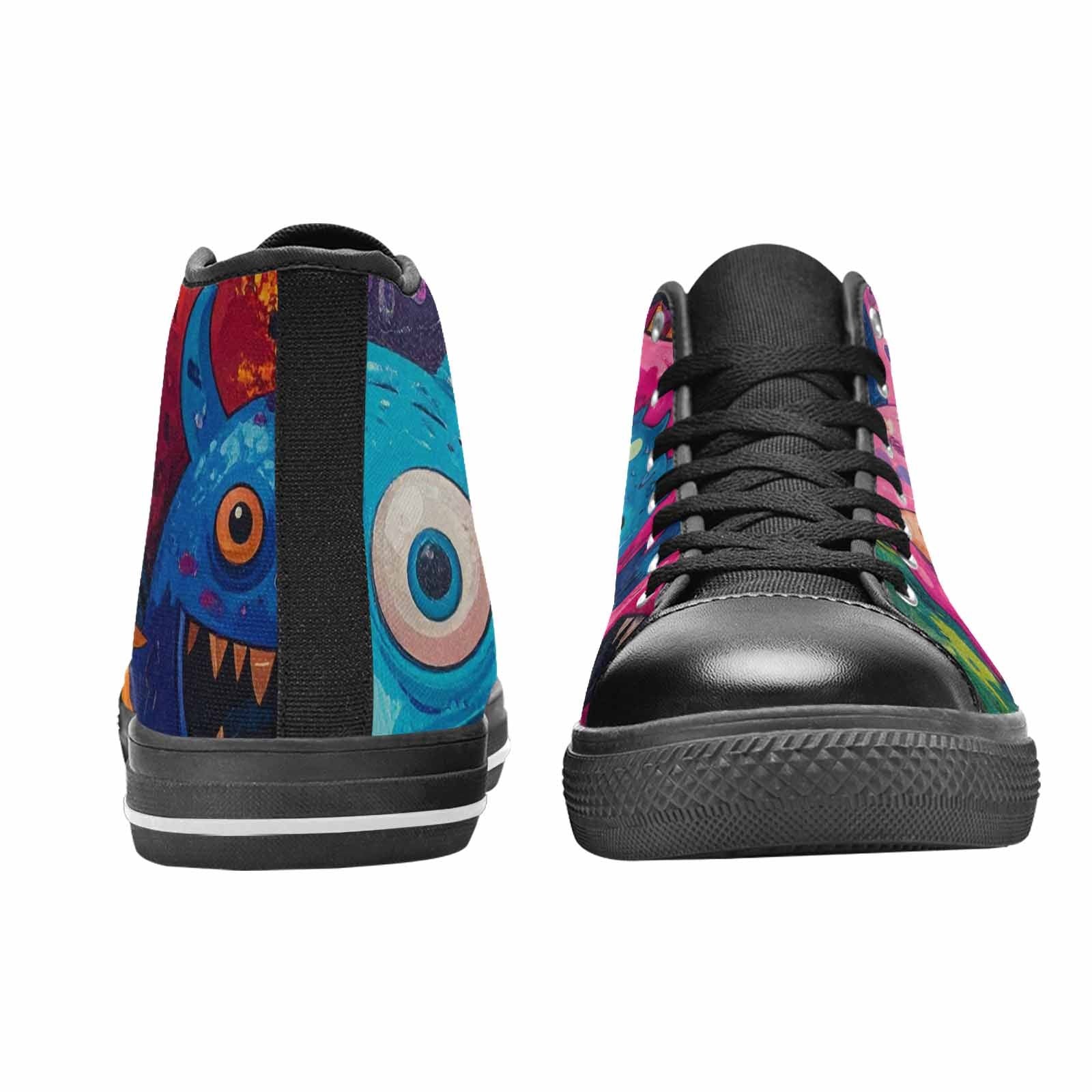 WOMEN'S Goofy Cartoon Monster High Top Canvas Dreamcore Shoes