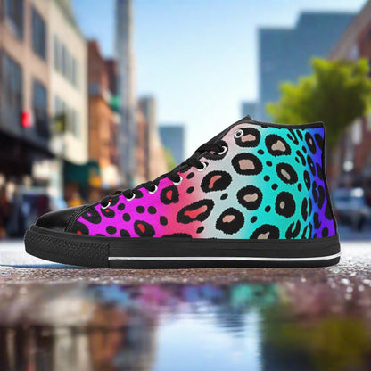 Wolf Amber Gold Custom Bold Art - Freaky Shoes