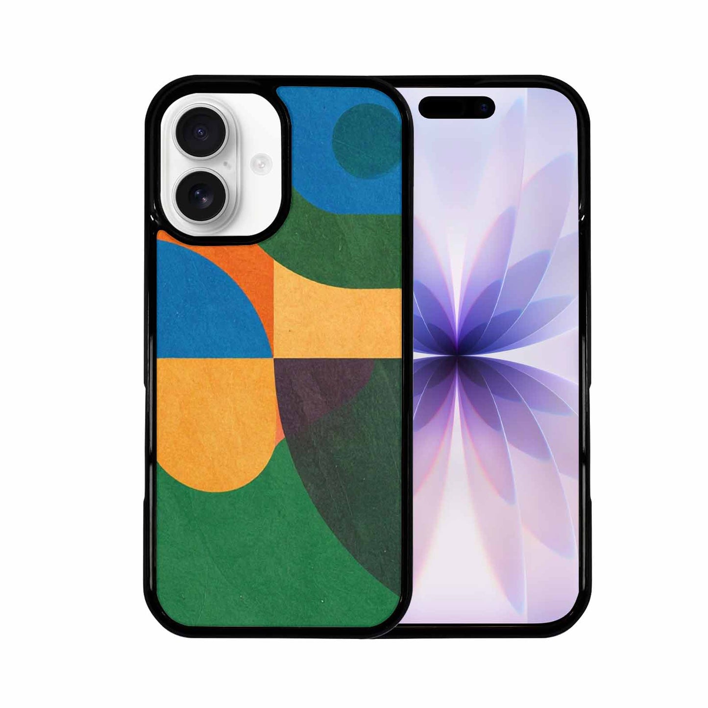 iPhone 17 Case — Memphis Art Pattern Retro Vintage, Custom Print Case Cover