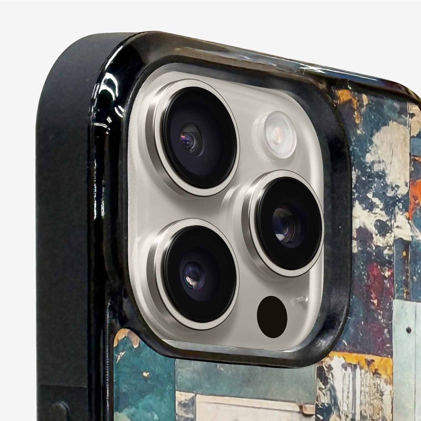 iPhone 16 Pro Max Case — Distressed Grunge Texture Pattern Hundreds Of, Custom Phone Case