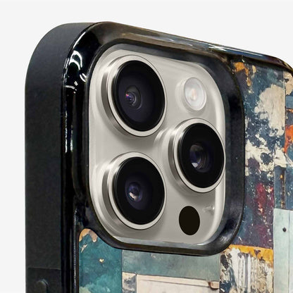 iPhone 16 Pro Max Case — Distressed Grunge Texture Pattern Hundreds Of, Custom Phone Case