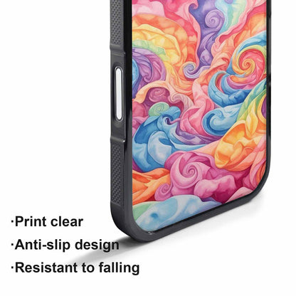iPhone 17 Pro Case — Tie Dye Swirls Tie Dye Tie, Customized Protective Case