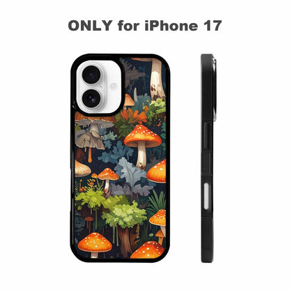iPhone 17 Case — Mushrooms Camomushrooms Patter It3 Camo, Custom Print Case Cover