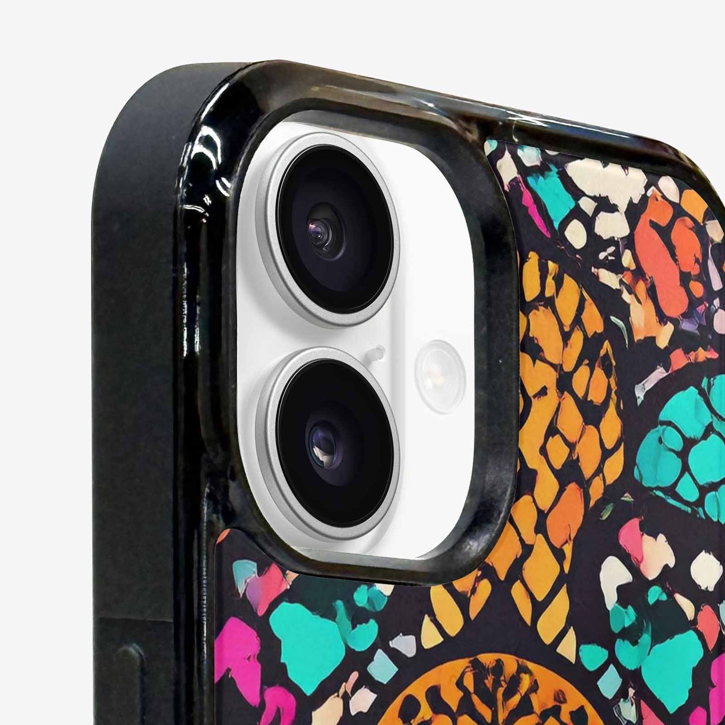 iPhone 16 Plus Case — Snake Print Skull, Custom Print Case Cover