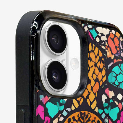 iPhone 16 Plus Case — Snake Print Skull, Custom Print Case Cover