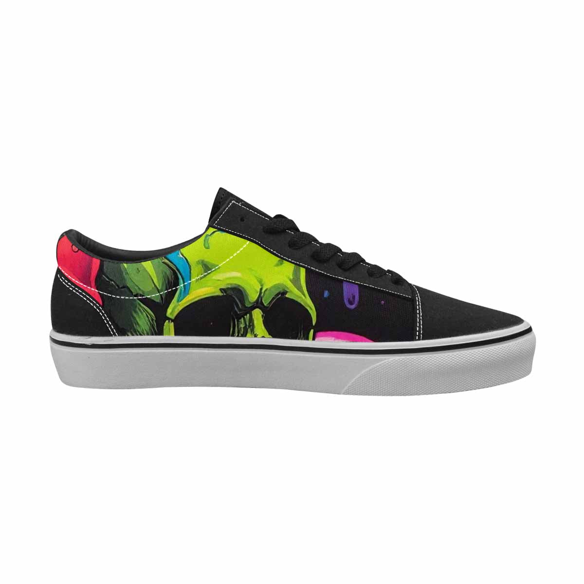 WOMEN'S 1000s Skulls Digital Camo Lace-Up Canvas Dreamcore Shoes