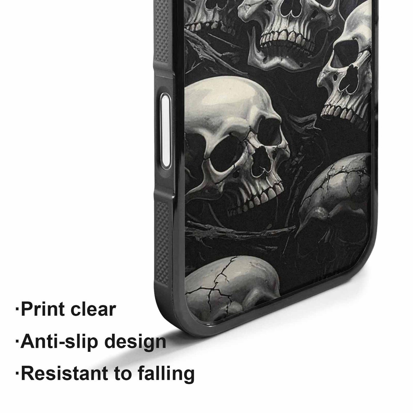 iPhone 17 Case — Skull Dark Art Gothic Print Gothic, Unique Phone Case Design