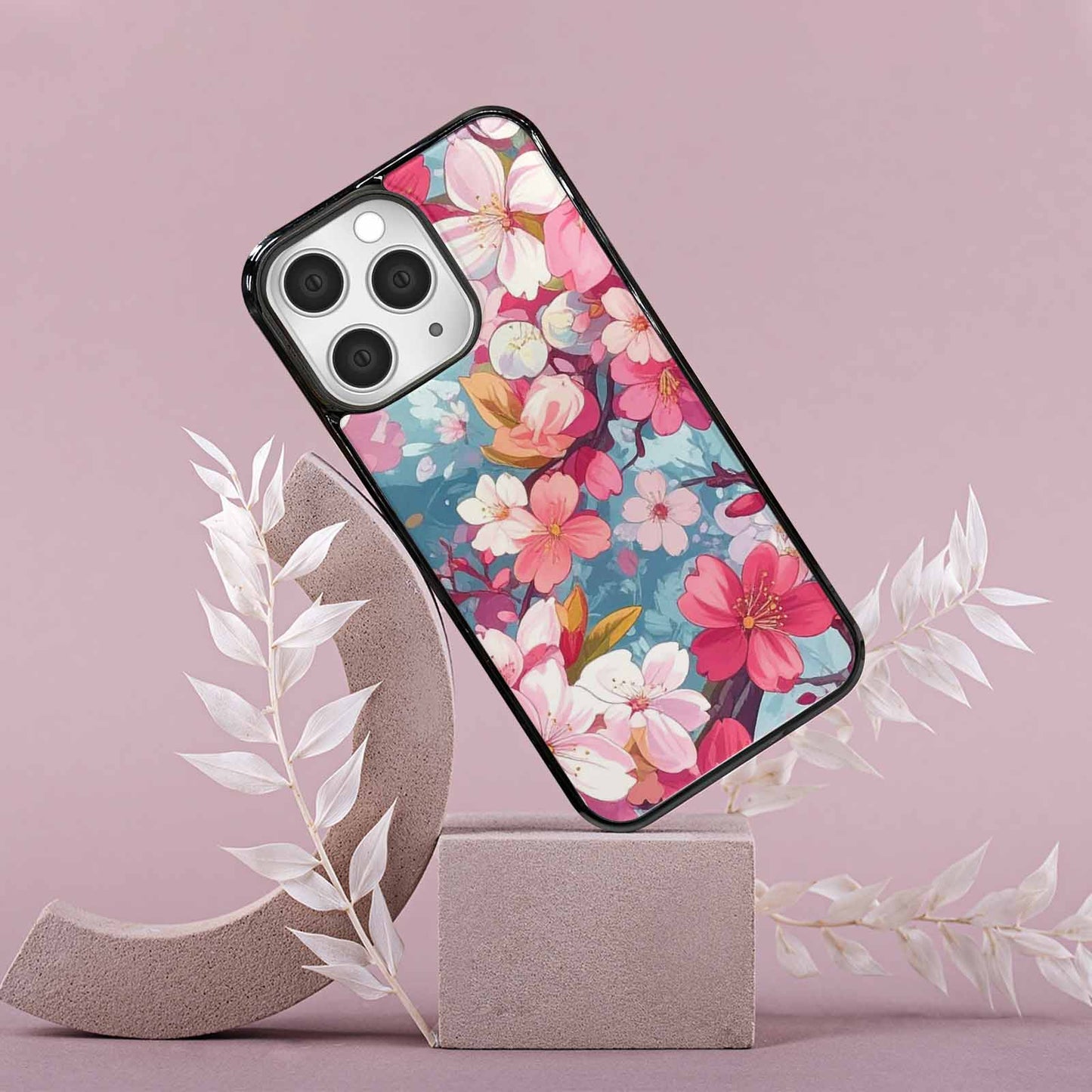 iPhone 15 Pro Max Case — Cherry Blossom Branch Cherry Blossom Branches, Custom Designed Case Cover