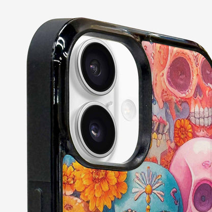 iPhone 16 Plus Case — Sugar Skullsmelting Sugar Skulls, Unique Phone Case Design