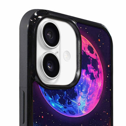 iPhone 17 Case — Neon Winter Moon Cartoon Cute, Unique Phone Case Design