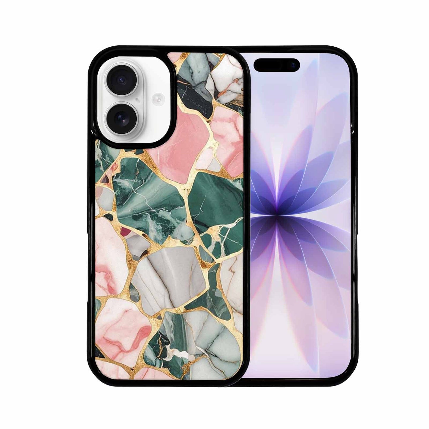 iPhone 17 Case — Small Marble Stone Texture Original Art, Personalized Phone Case