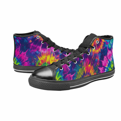 WOMEN'S Tie Dye - High Top Canvas Surreal Sneakers
