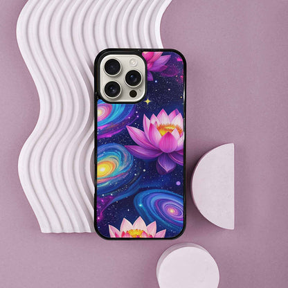 iPhone 16 Pro Max Case — Lotus Galaxy, Personalized Phone Case