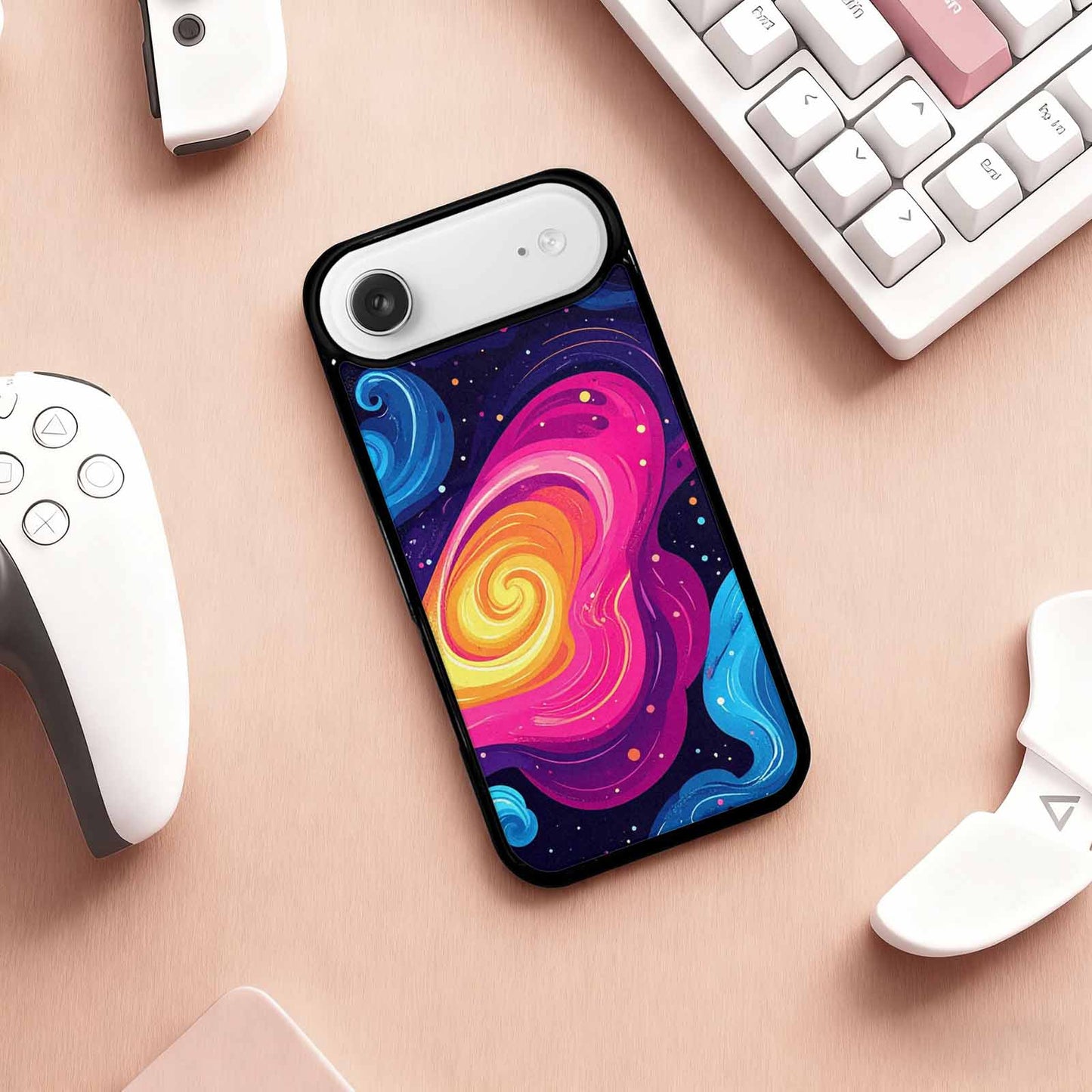 iPhone 17 Air Case — Love Wins Galaxy Seamless Pattern Galaxy, Custom Designed Case Cover