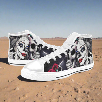 Chinese Dragon Pink Cream Custom MEN Bold Art - Freaky Shoes | Custom Art Sneakers