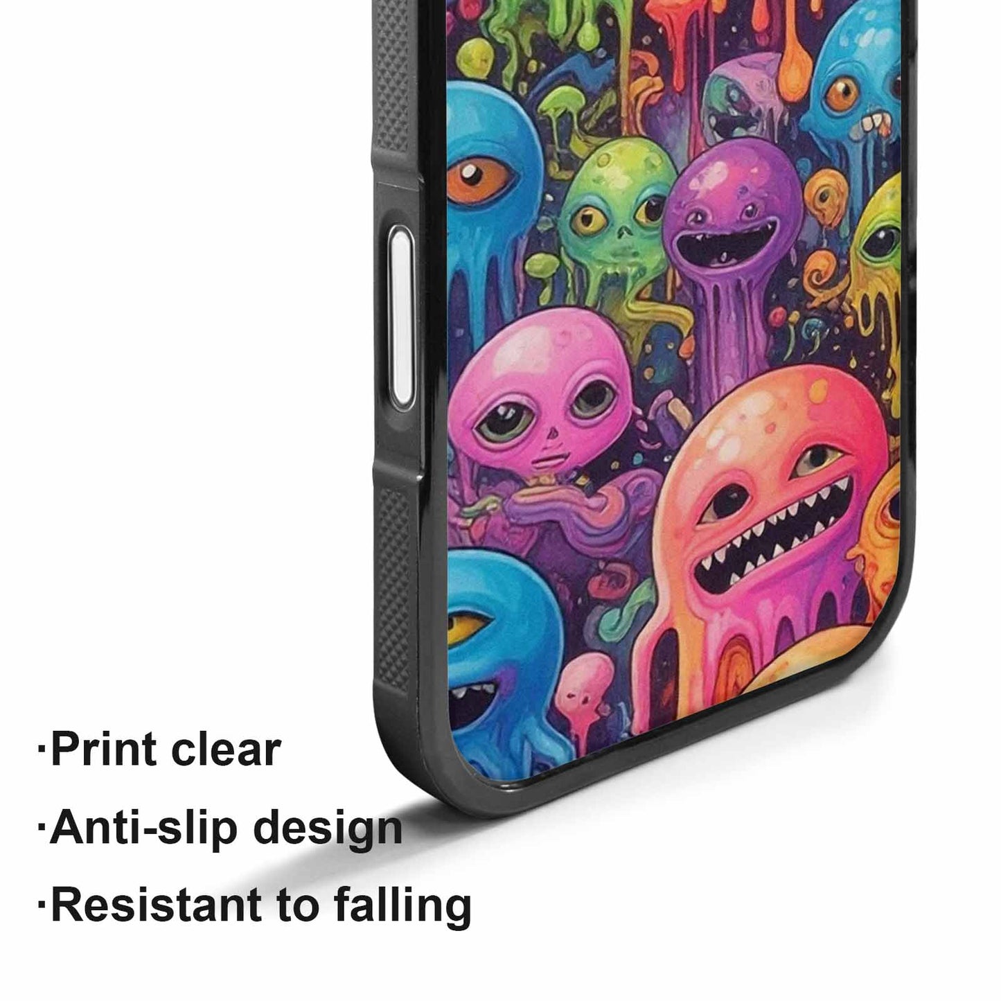 iPhone 17 Case — Aliens Tie Dyemelting Aliens Tie Dye, Custom Designed Case Cover