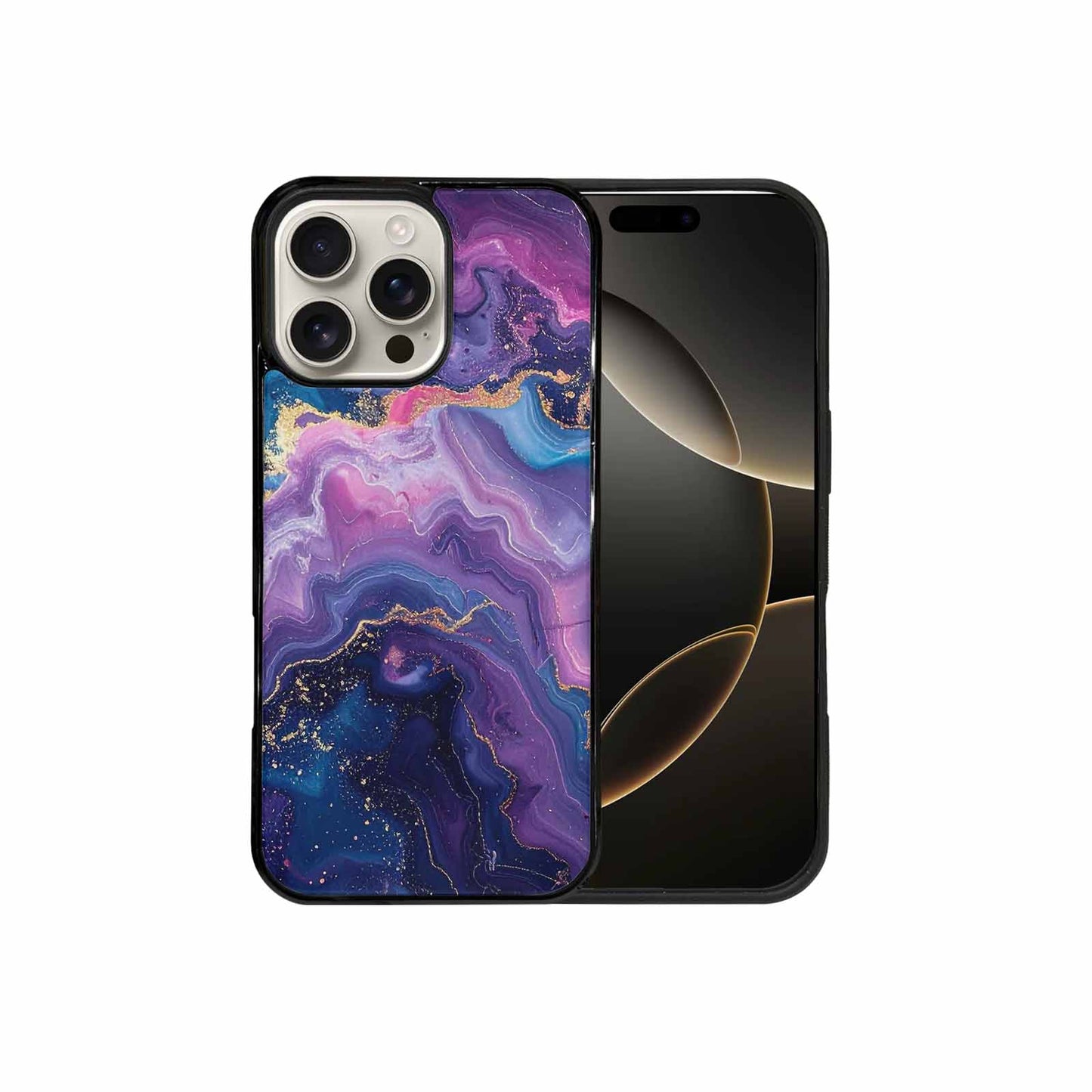 iPhone 16 Pro Max Case — Marble Galaxy, Unique Phone Case Design