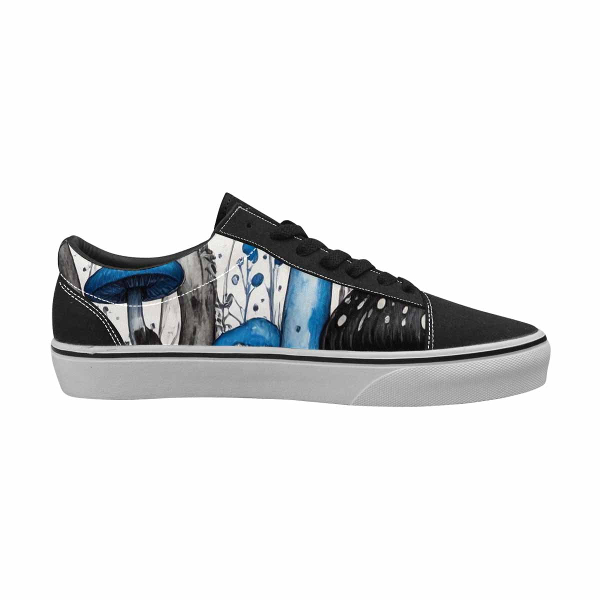WOMEN'S Mushrooms (general) Lace-Up Canvas Grunge Shoes