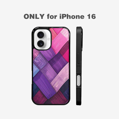 iPhone 16 Case — Genderfluid Flag Color Theme Small Rainbow, Original Design Phone Case