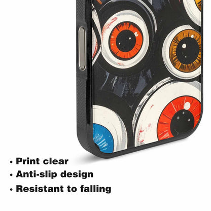 iPhone 16 Pro Max Case — Googly Cartoon Eyeballs, Personalized Phone Case