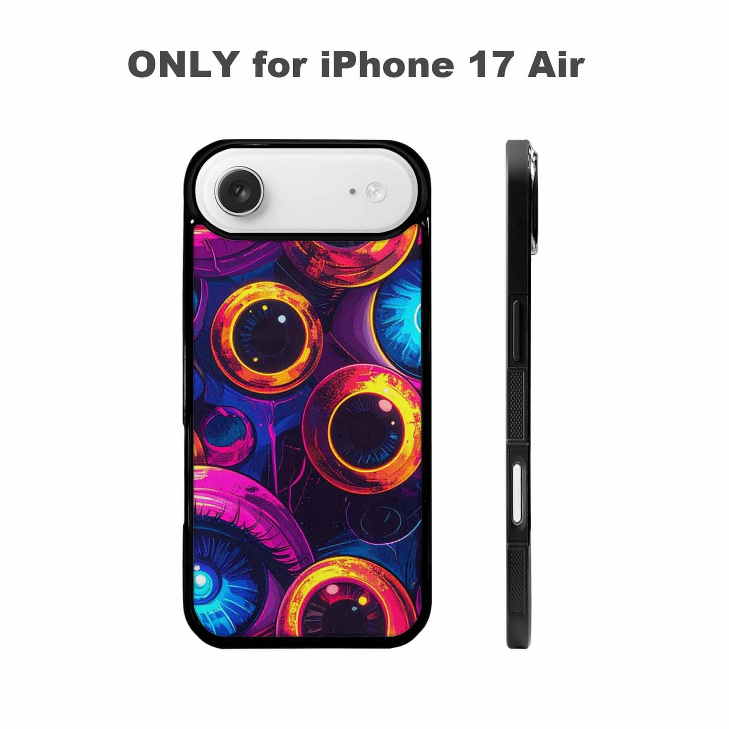 iPhone 17 Air Case — Seamless Tileable Pattern Of Overlapping Cartoon, Custom Printed Phone Case