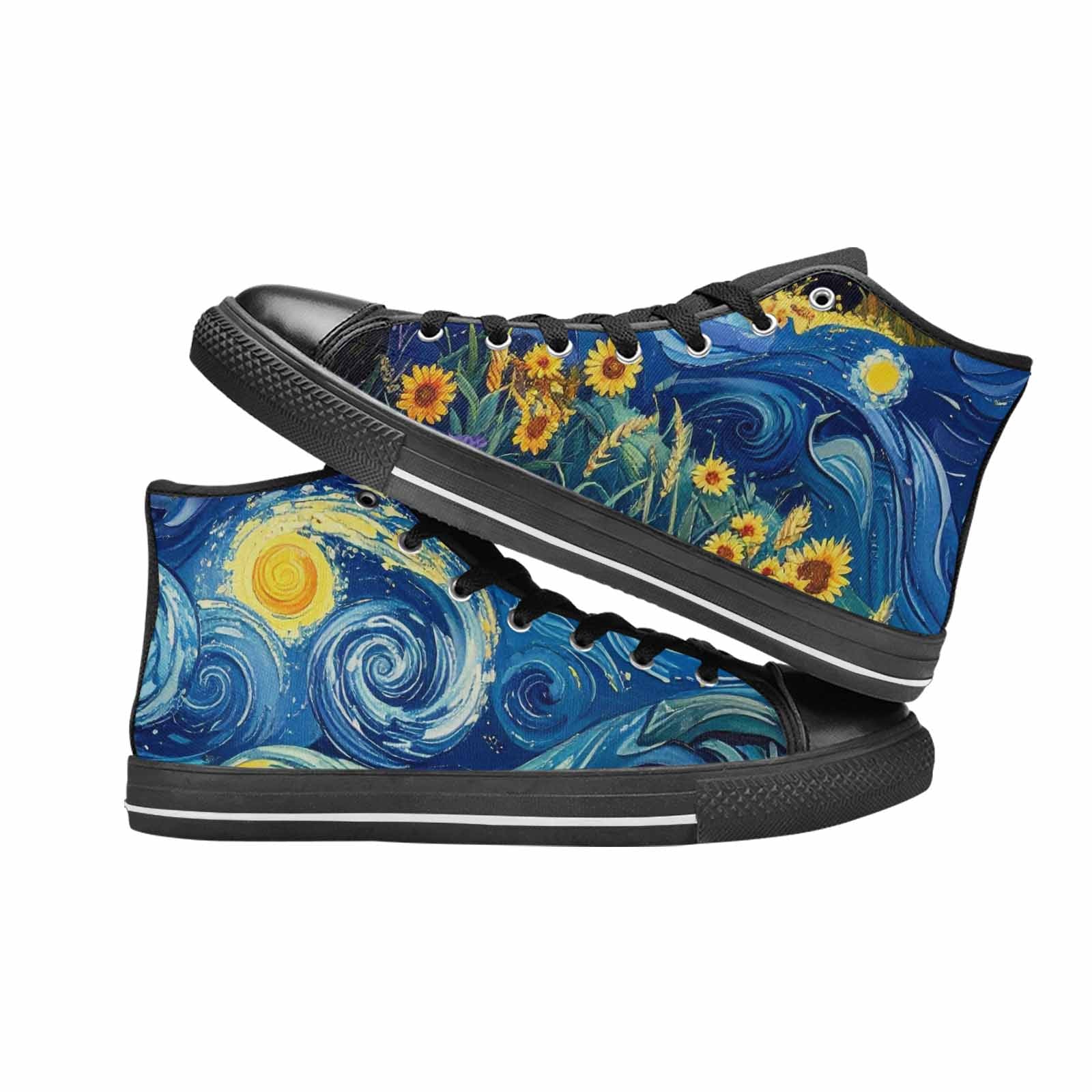 MEN'S Blend All Versions High Top Canvas Grunge Custom Shoes