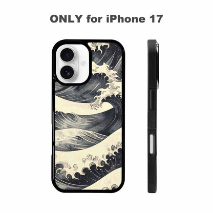 iPhone 17 Case — Vintage Americana Wave Retro Vintage, Personalized Phone Case