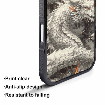 iPhone 17 Pro Max Case — Retro Dragons Flame Retro Vintage, Custom Art Phone Cover
