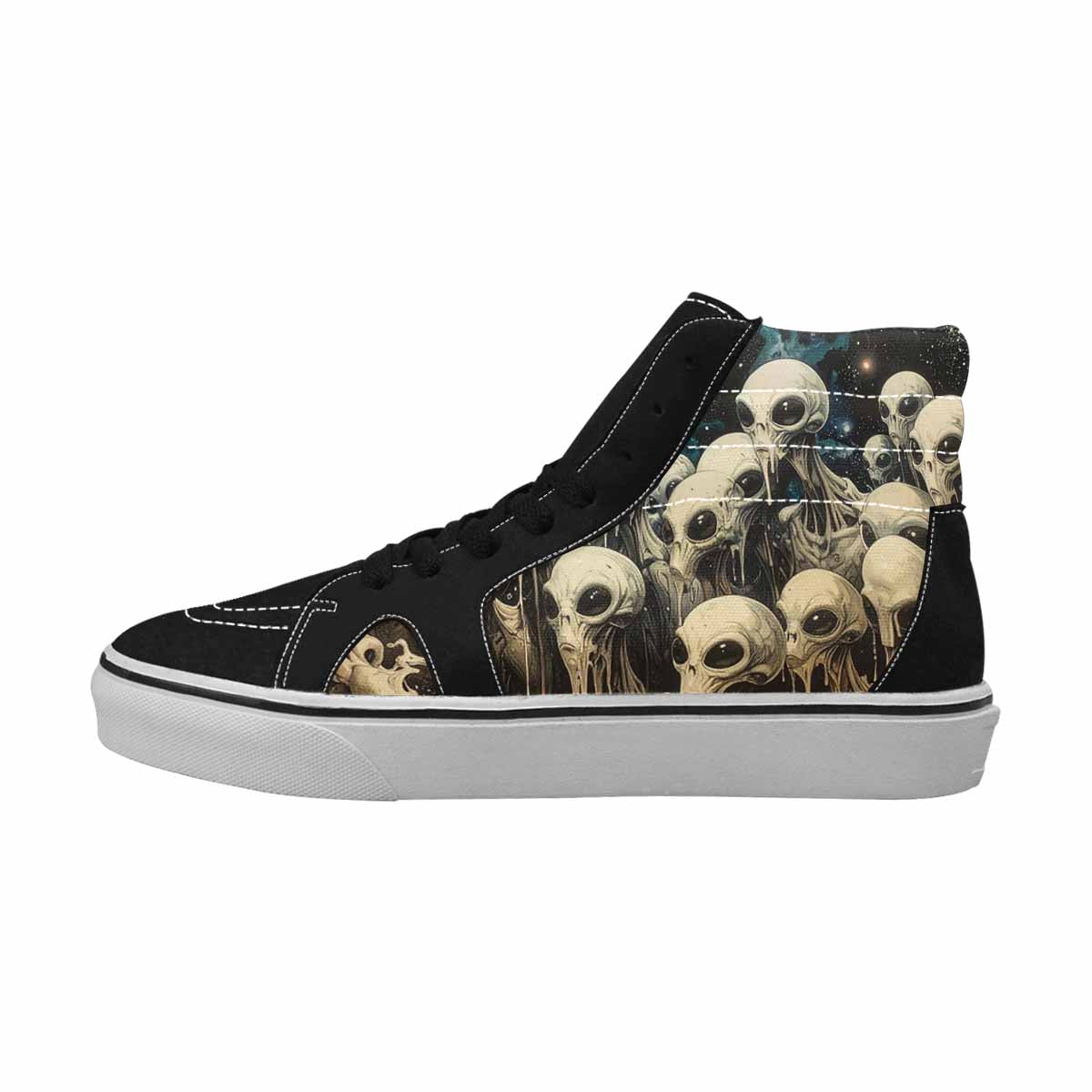 MEN'S Melting Aliens High Top Canvas Dreamcore Shoes