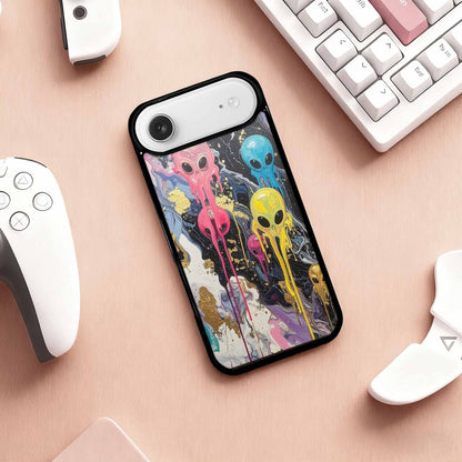 iPhone 17 Air Case — Aliens Marblemelting Aliens Pa Mif Alien, Custom Print Case Cover