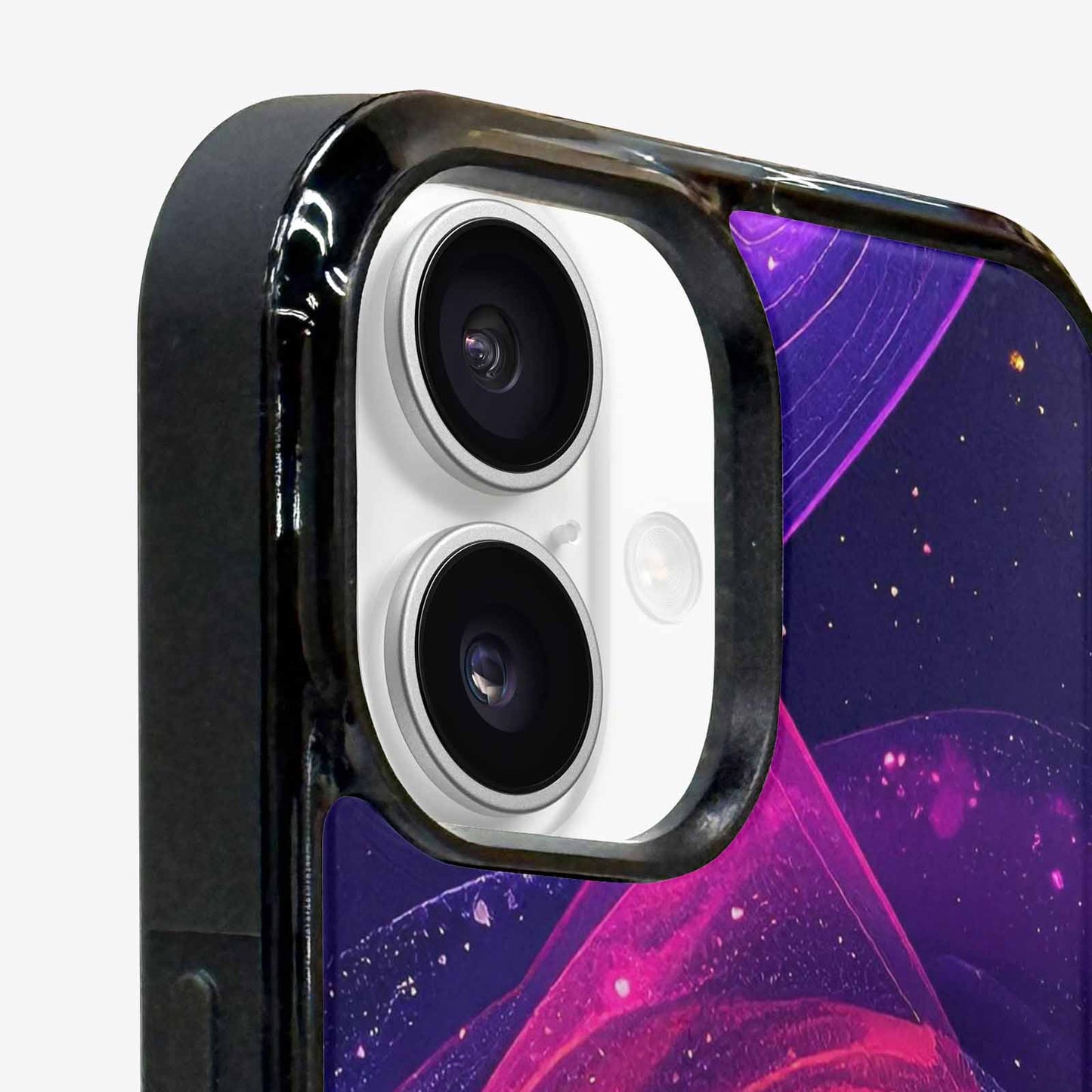 iPhone 16 Plus Case — Rose Galaxy Art Seamless Pattern Vibrant, Personalized Phone Case