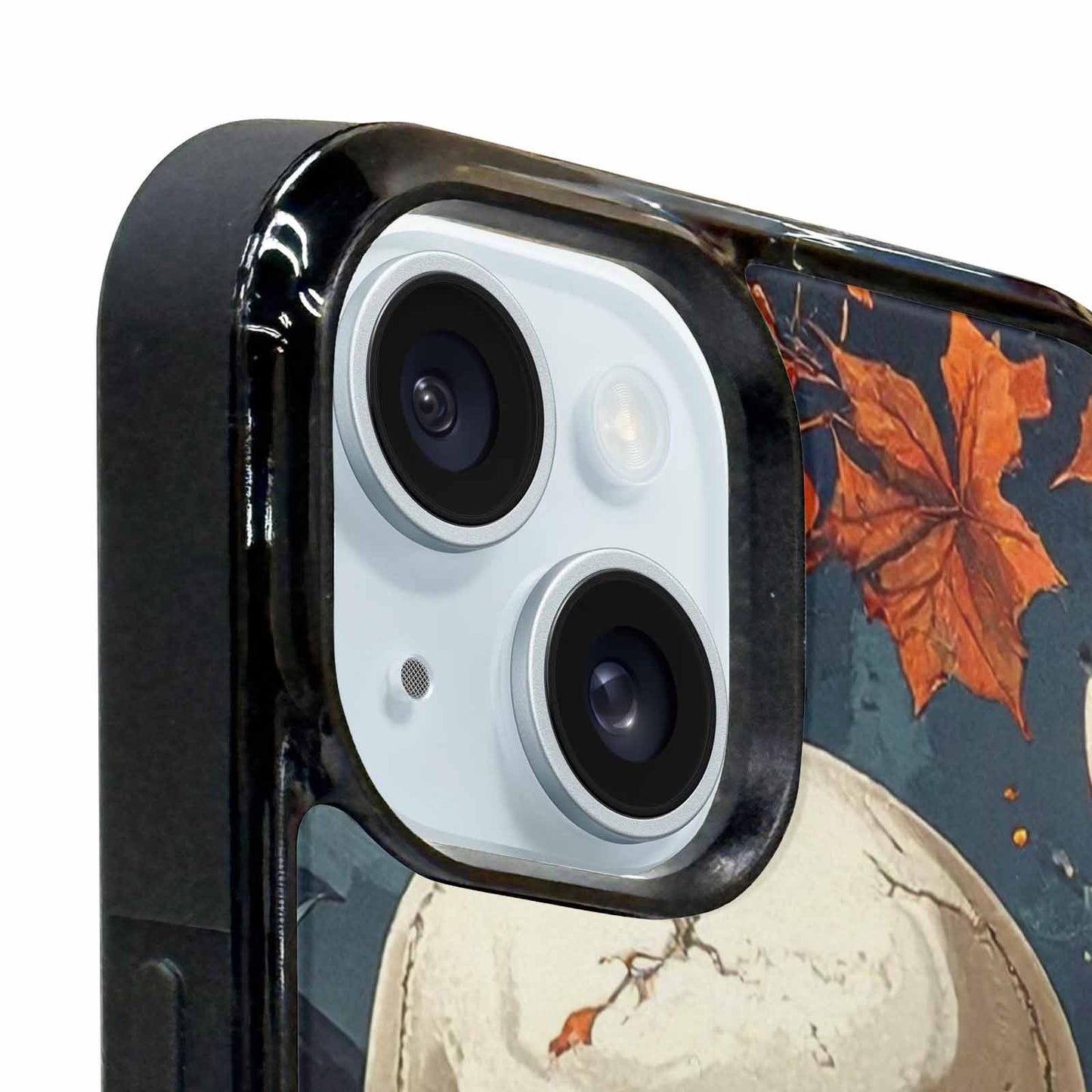 iPhone 15 Case — Halloween Skulls Pumpkins Custom, Unique Phone Case Design