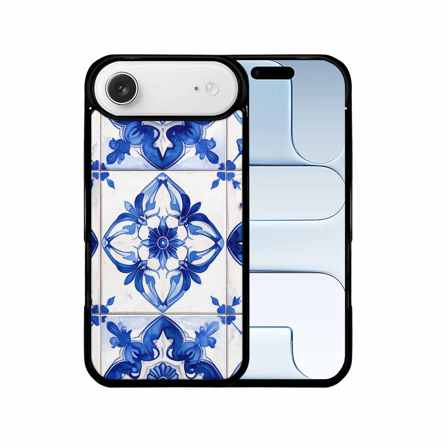 iPhone 17 Air Case — Talavera Tile Floral, Custom Printed Phone Case