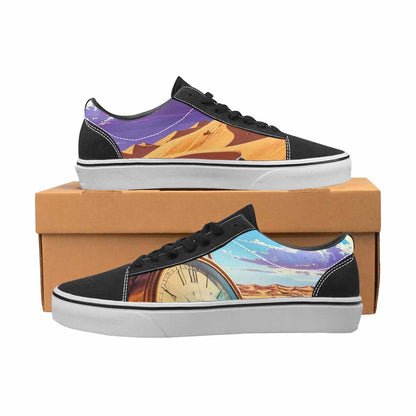 WOMEN'S Surrealist Desert Dreamscape Canvas Lace-Up Cottagecore Shoes