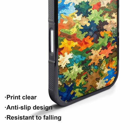 iPhone 17 Air Case — Camo Patches Full Color Vibrant Camo, Customized Protective Case