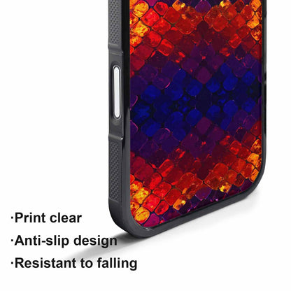 iPhone 17 Pro Case — Snake Print Dark Seamless Pattern Animal, Personalized Phone Case