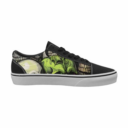 WOMEN'S Rainbow From Skull S Lace-Up Canvas Aesthetic Shoes