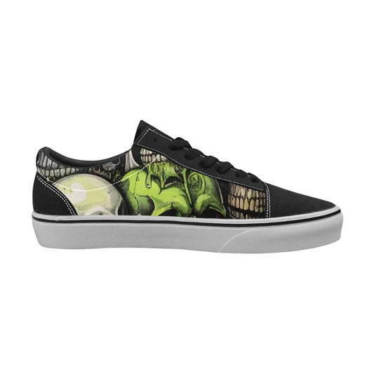 WOMEN'S Rainbow From Skull S Lace-Up Canvas Aesthetic Shoes