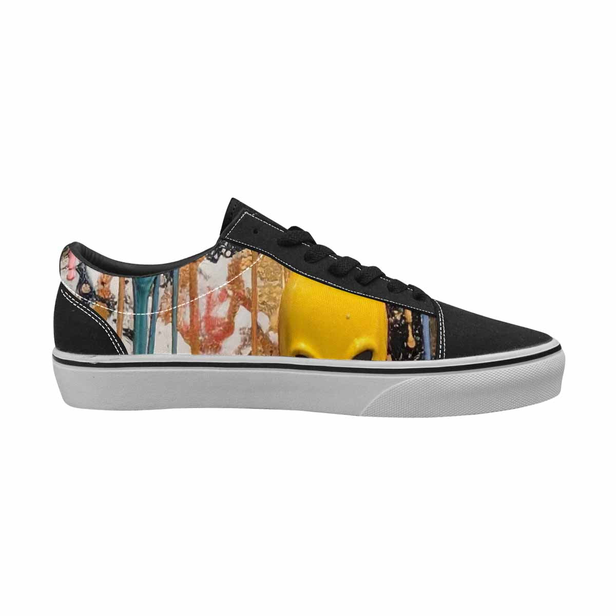 WOMEN'S Aliens  Marble Melting Lace-Up Canvas Dreamcore Shoes